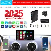 Fit for Audi A3 A4 A5 Q3 Q5 Wireless CarPlay Retrofit Kit + Front & Rear Cameras (for: Audi)