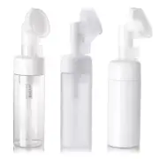 Soap Foaming Bottle for Facial Cleanser Foam Maker Bottle with Silicone Br