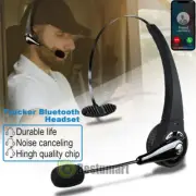 Trucker Wireless Headset Bluetooth 5.2 Noise Cancelling Mic For SmartPhones PC