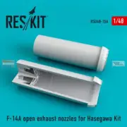 RESRSU480154U 1:48 ResKit F-14A Tomcat Open Exhaust Nozzle Set (HAS kit)