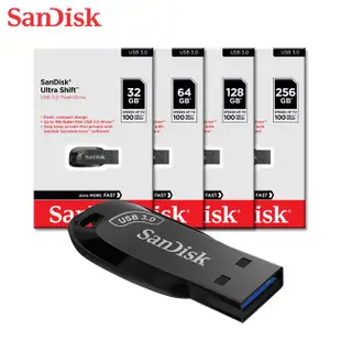 SanDisk Ultra Shift 32G 64G 128G最新版USB 3.0 高速 隨身碟 CZ410 廠商直送
