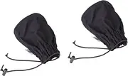 FOMIYES 2 Pcs Nylon Material Wind Shield Pocket Hair Dryer Bag for Home Hotel Thermostatically Heated Dryer Shield Frenulum Design Fits