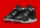 Air Jordan 4 Retro Bred Reimagined GS (FQ8213-006) - Sizes 4Y-7Y Mens Sneaker