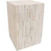 LVD Bamboo Square Table Home/Office Lounge Display Decoration 30x46cm Beige