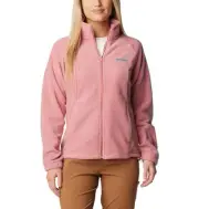 WW6439 Columbia Women's Benton Springs Full Zip Pink Agave 1X