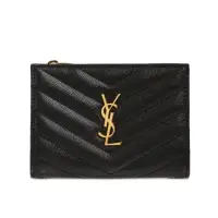 在飛比找momo購物網優惠-【YSL】SAINT LAURENT Monogram 粒面