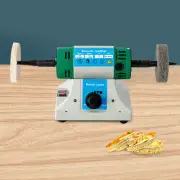 Jewelry Polisher Buffer Adjustable Speed Bench Grinder Polishing Machine 320W