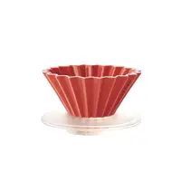 在飛比找PChome24h購物優惠-日本ORIGAMI 摺紙咖啡陶瓷濾杯組 S 第二代（AS杯座