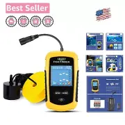 Handheld Depth Finder with Weed & Terrain Detection - Fishing Sonar Tool
