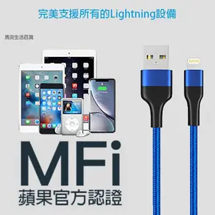 【台灣出貨】蘋果 MFI 認證 編織線 傳輸線 充電線 快充線 3M 300CM 3米 APPLE iPhone13