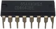 10pcs/lot CD4043BE CD4043 DIP-16 Logic - Latches