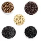 Hair Extension Bead Micro Ring NANO 1000 Silicone Lined Copper 3mm x 1.5mm x 2mm