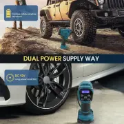 18V LCD Cordless Car Air Compressor Tyre For Makita Batteries Inflator Pump Hot