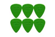 6 x Dunlop Midi Standard .94MM Gauge Guitar Picks 443R Plectrums Green