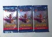 3x Packs, LOST CAVERNS OF IXALAN, MTG set boosters. SEALED. Magic The Gathering.