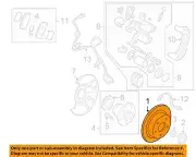 MAZDA OEM 03-13 6 Rear Suspension Brake Components-Rotor Left GK2Y26251H (for: Mazda)
