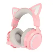 Sanpyl Gaming Headsets, RGB Light Cat Ear Headphone 2.4Ghz Bluetooth Wired 3 ...