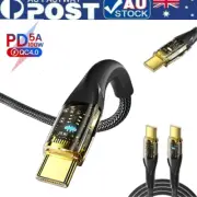 USB-C 100W USB Type C to Type C Charger Cable QC3.0 PD Quick Charge Data Cord