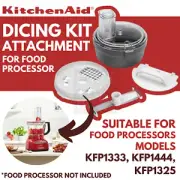 KitchenAid Food Processor Attachment Dicing Kit Saves Time Energy 5KFP13DC12
