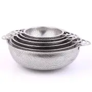 Rice Colander Stainless Steel Fruit Vegetable Washing Basket