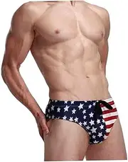 [COLLBATH] Cotton Shorts Workout Shorts Men Brief for Men Men's Beach Shorts Mens Underwear Trunks Striped Panties Swimsuit Swimming Pants Briefs Touch Tights Man Mens Underwear Briefs
