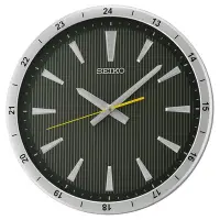 在飛比找Yahoo奇摩購物中心優惠-SEIKO 日本精工 立體時標 滑動式秒針 靜音掛鐘(QXA