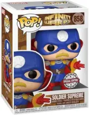 Pop! Marvel Infinity Warps Soldier Supreme Glow in The Dark Exclusive Figure