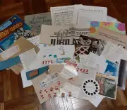 Ephemera Vintage Junk Journal 50+ pieces Smashbook Collage Crafts Vin B2
