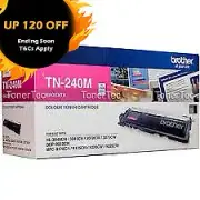 Brother Genuine TN240M MAGENTA Toner>HL3040CN HL3045CN DCP9010CN MFC-9320CW/9325