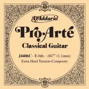 D'Addario J4406C Pro-Arte Composite Classical Guitar Single String, Extra-Hard T
