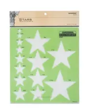 Rapidesign Stars Template, 1 Each (R2013)