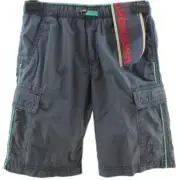 CARGO SHORTS 6 Pockets Pull-On Adjustable DARK BLUE Lightweight UNIONBAY 4-5 Yrs