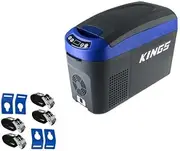 [Adventure Kings] 15L Centre Console Fridge Freezer + Tie Down Straps 4 Pack 4WD