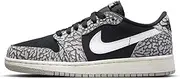 [Nike] Jordan unisex-child Retro, Black/Muslin/Tech Grey/White, 7 Big Kid