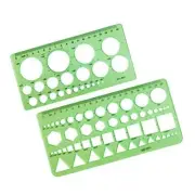Circle Templates Geometric Drawings Templates Drafting Stencils Measuring