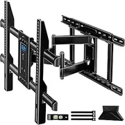 Supcline TV Wall Mount for Most 42-80 Inch TVs, Full Motion TV Mount Articulating Swivel Tilt Long Arm, Wall Mount TV Bracket Fits 8" 12” 16” 18” 24" Wood Studs, Max VESA 600x400mm, up to 132lbs