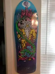 Santa Cruz Jason Jessee Neptune Purple Fade Reissue Skateboard Deck