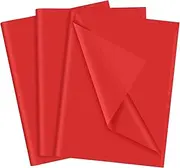 NEBURORA Red Tissue Paper for Gift Bags 60 Sheets Red Wrapping Tissue Paper Bulk 14 X 20 Inch Christmas Red Packaging Paper for Gift Wrap Filler Flower Crafts Birthday Wedding Valentine's Decor(Red)