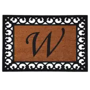Calloway Mills 180041925W Monogram Insert Doormat 19" x 25" (Letter W) Letter W