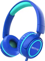 Kids Headphones, V1 Wired Stereo Foldable Tangle-Free 3.5Mm Adjustable On-Ear He