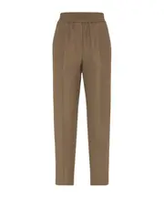 Brunello Cucinelli Striped-Detailed Tapered-Leg Trousers IT40,IT50,IT34,IT44,IT42,IT38,IT36,IT46 cocoa