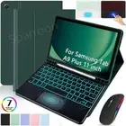 Backlit Touchpad Keyboard Case Mouse For Samsung Galaxy Tab S8 S9 S10 FE A9 Plus