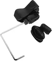 Kisangel Saxophone Microphone Clip Adjustable Holder for Clear Sound Quality Easy Installation for Saxophones Vocal Tuner Compatible Mic Stand Clamp
