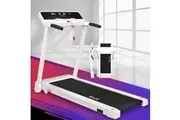 Everfit Treadmill Electric Home Gym Fitness Exercise Knob Foldable 420mm White