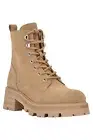 Marc Fisher LTD Womens Lucien Lace Up Boots 8 M Natural - NIB $219