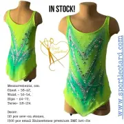 Stylish rhythmic gymnastics Leotard,Acrobatic competition baton twirling Dress