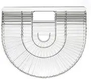 [VAKAER] Womens Acrylic Clutch Handbag Large Tote Bag Beach Bag