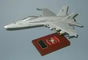 USN McDonnell Douglas F/A-18C Hornet Desk Top Display 1/38 Jet Model SC Airplane