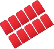 TEHAUX 10pcs File Holder Stamps Storage Envelopes File Storage Envelopes Message Cards Envelopes White Folder Greeting Cards Envelopes Photo Envelopes Office Supplies A4 Paper Red