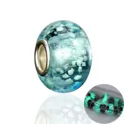 Glow In The Dark Beads -Glass Bead Charms Bracelet Necklace Charm Jewelry Making